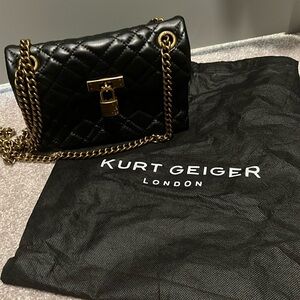 Black Kurt Geiger Bag with dust bag.